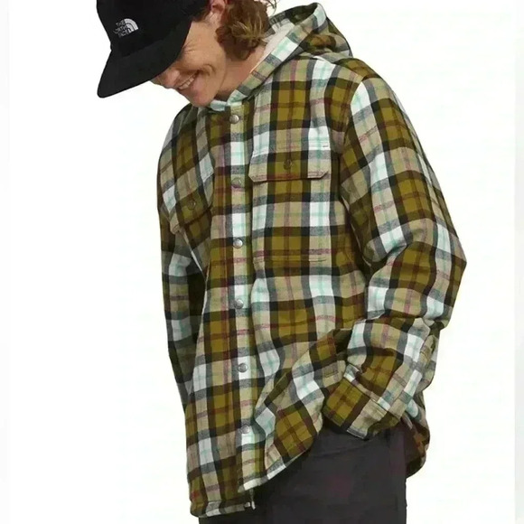 Men’s Hooded Campshire Shirt Jacket, Medium - Picture 10 of 11